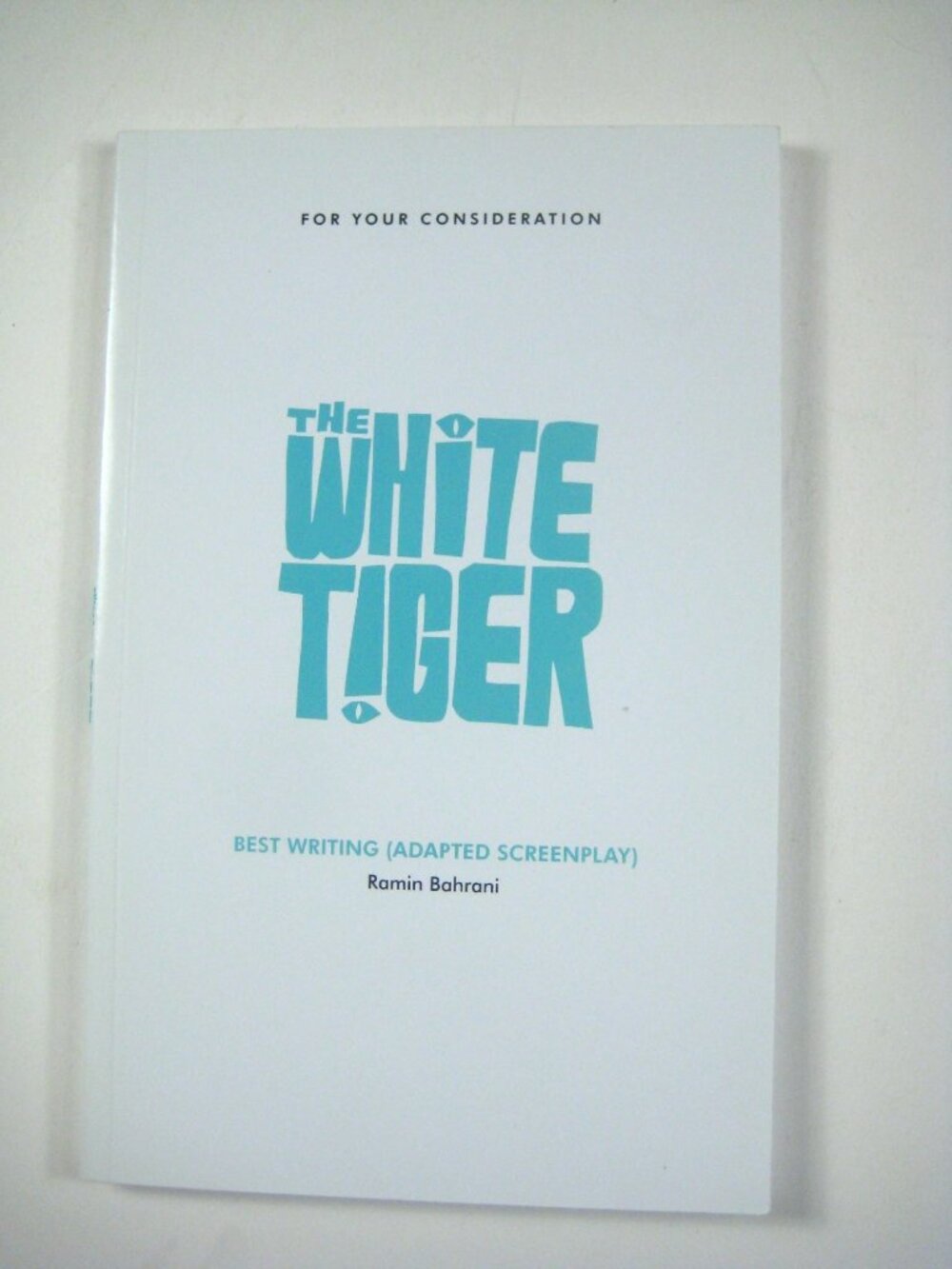 The White Tiger Screenplay By Ramin Bahrani Adapted From Aravind Adigas Novel